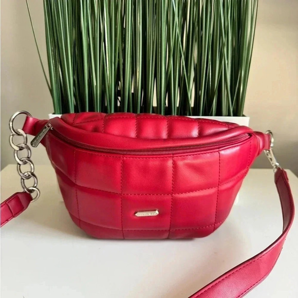 New Crossbody Leather Red - Picture 1 of 15